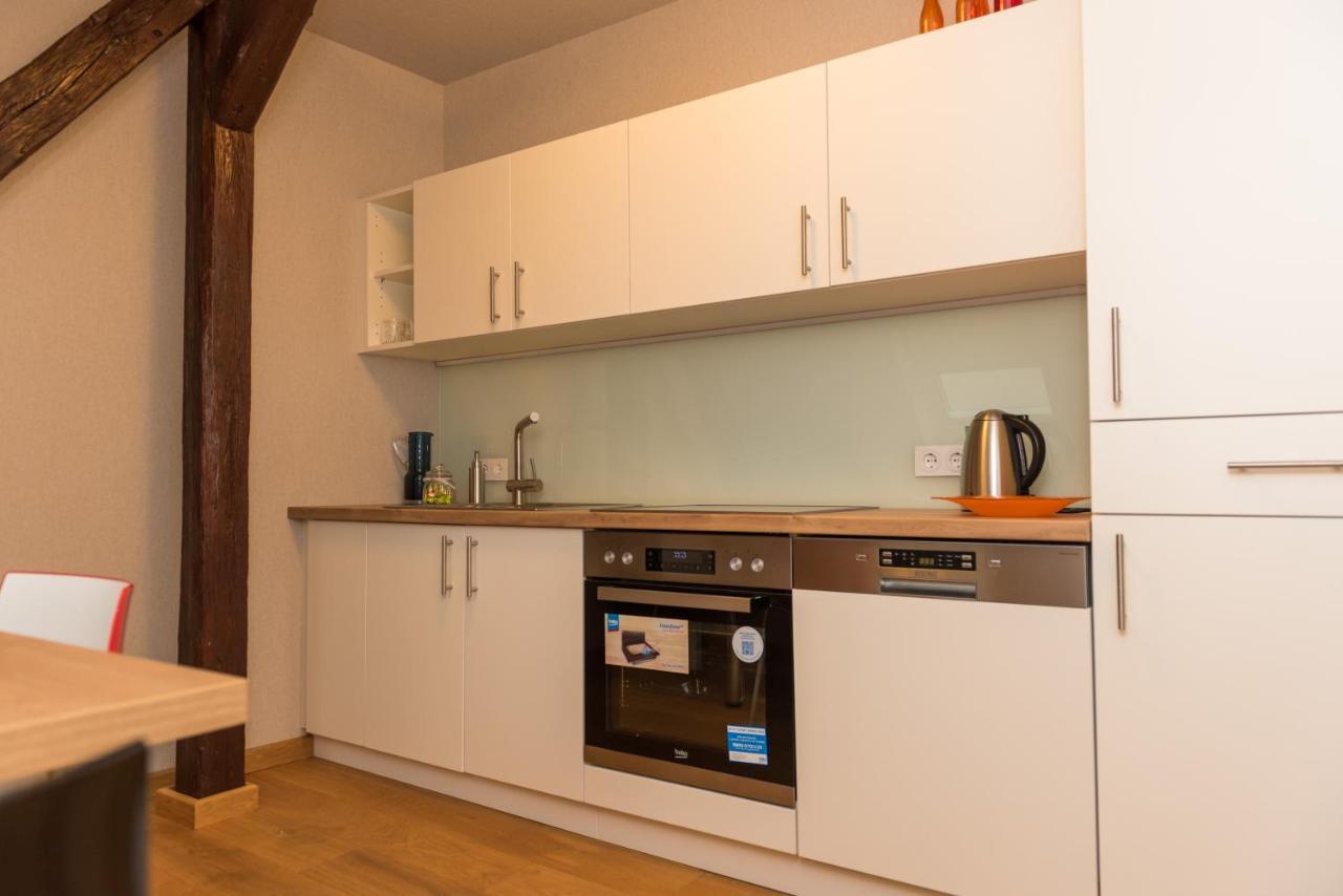 Apartmenthaus Am Dom Junior Suite Mit Parkplatz Zwickau Eksteriør bilde